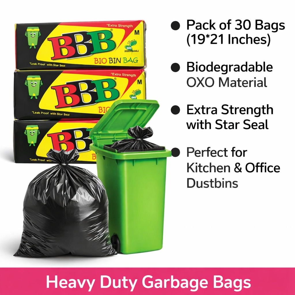 Bin bags for home utility use