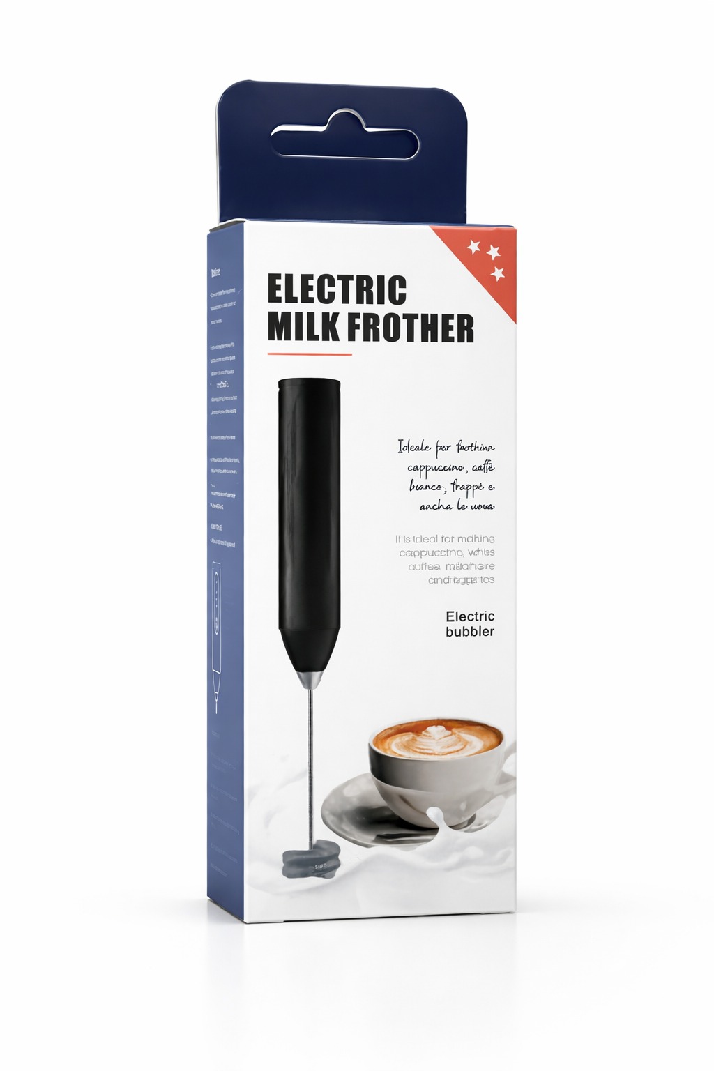 Handheld milk frother